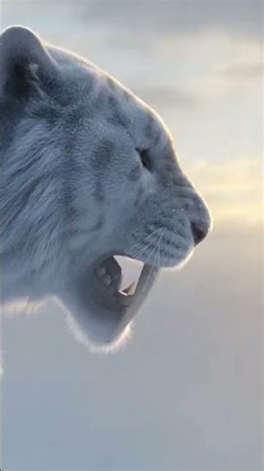 Giant Saber-Tooth Tiger Attacks Woman 😱 Then What Happens… #shorts