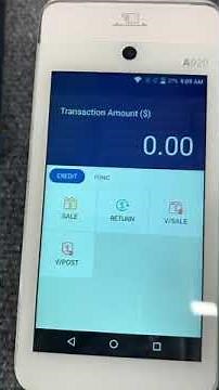 Standalone PAX A920 Basic Operation 基本操作