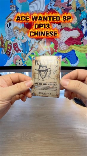 Ace Wanted SP OP13 Carrying On His Will Chinese