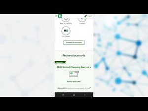 TD Canada Trust Mobile Banking Login |