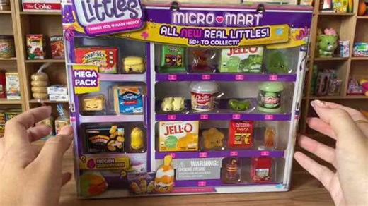 MINI SUPERSTORE; Unboxing New Micro Mart Real Littles Shopkins