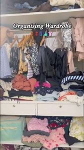 How to organise wardrobe🧣🧦👖👚 #shorts #shortvideo #youtubeshorts #wardrobe #cupbord #organised