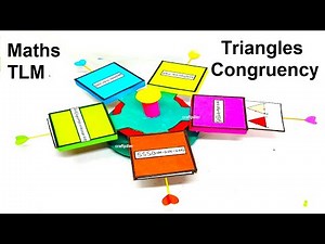 triangles congruency working model - maths tlm - diy - using cardboard - simple | craftpiller