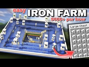 Minecraft's BEST IRON FARM 1.19 - 9000+ PER HOUR // Easy iron farm // HOW TO MAKE IRON FARM