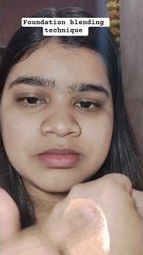 How to blend foundation perfectly- pro tips #ytshorts #makeuptutorial #makeupblender #fyp