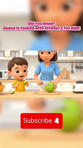 Health Benefits of Guava for Kids | Fun Mom & Toddler Animation 🍈✨