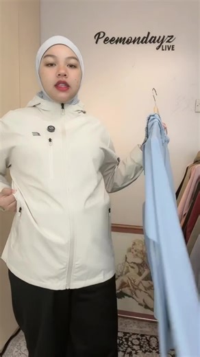 ELGINI E16392 Jaket Hujan Bertopi Bergaya S-XXL | Stylish Hooded Rain Jacket