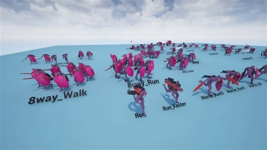 UE 动画资源 角色动画 05