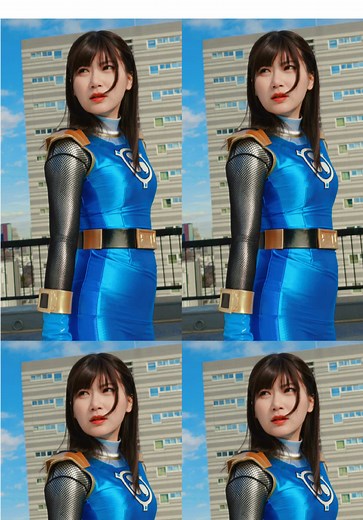 Explore the Blue Heroine in Super Sentai Series