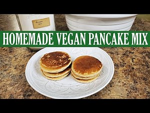 Homemade Vegan Pancake Mix--SO GOOD and SO EASY!