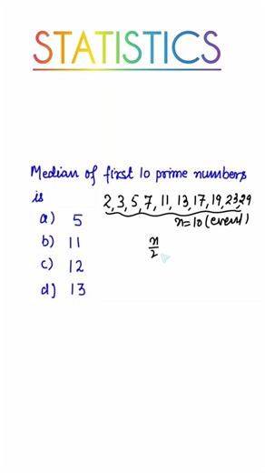 Class 10 Maths | Chapter 13 Statistics | Important MCQs 📊