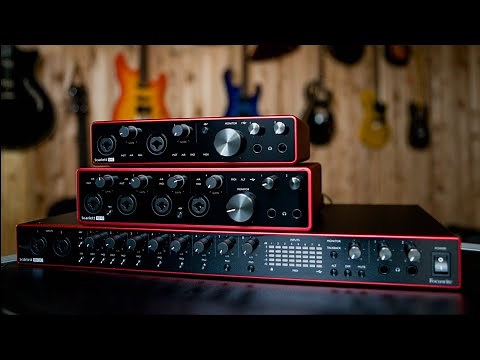 Focusrite Scarlett Gen 3 Audio Interfaces - Product Features and Specifications