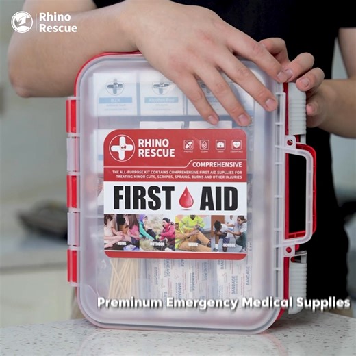 89 reactions | Accidents happen when you least expect them. Be prepared with the Rhino Rescue™ All-Purpose First Aid Kit—266 first aid essentials in one compact box. ✅ Lightweight and portable (only 1.7 lbs) ✅ FDA & CE certified quality ✔ Perfect for home, car, or outdoor use. | Rhino Rescue | Facebook