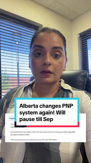 The Alberta Advantage Immigration Program will launch a new expression of interest system on September 30, 2024. As a result of this new system, AAIP will not proceed with the remaining monthly application acceptance dates for 2024. #aipp #nncimmigration #alberta #pnp