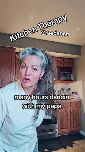 Kitchen Therapy beautiful memories of my childhood dancing with my dad.