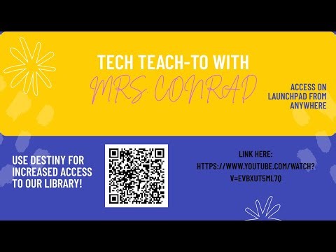 Teach-To: Destiny Library Catalog