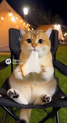 😻 마시멜로 먹는 고양이 먹방 ㅎㅎㅎ 🍽️ Cat eating marshmallows lol #cat #funny #cute #asmr #pets