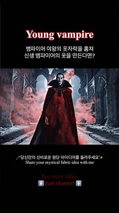 Making Dress for Young Vampire | 신생 뱀파이어 옷을 만든다면? |AI ASMR #asmr #halloween