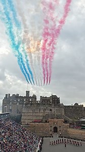We’ve glided through the weekend, and the Red Arrows beautifully glided across the sky last night. This year the Flypast is extra special, as it serves as a reminder of The Heroes Who Made Us. Hurry! There are still tickets remaining: https://bit.ly/3H5qDCt | The Royal Edinburgh Military Tattoo
