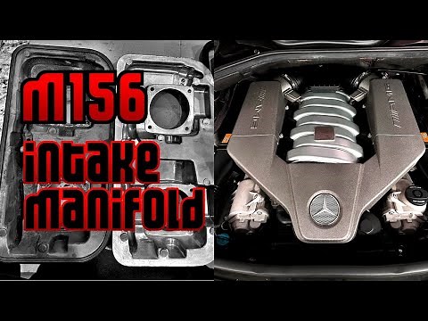 AMG M156 V8 Intake Manifold Removal, Repair, and Repaint! NASTY MAGNESIUM CORROSION - W164 ML63