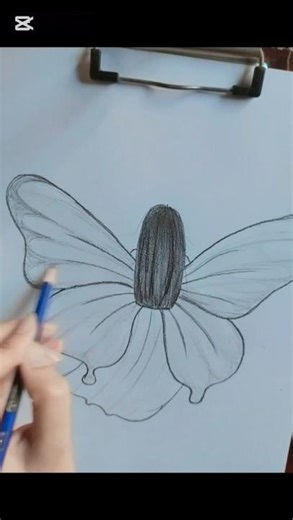 How to draw a fairy sketch 🦋| Pencil art #drawing #art #subscribe #viral #girl
