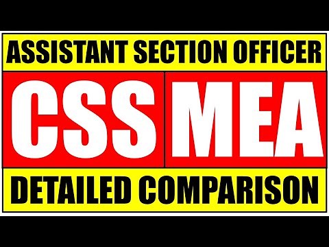 ASO in CSS vs ASO MEA |Top 2 post of SSC CGL| Job Profile |Salary| Promotion|Training| Cutoff|Rank