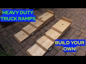Build Your Own Heavy-Duty Truck Ramps!
