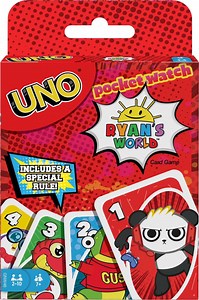 UNO Ryan's World Card Game for Kids with Colorful Images from Ryan's Mystery Playdate - Walmart.com