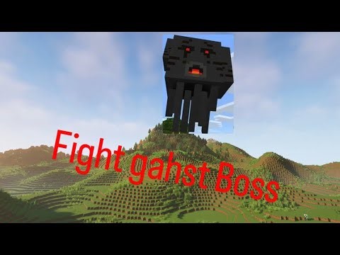 fight ghast Boss ! | Minecraft