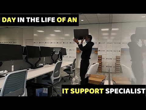 a day in the life of an IT support technician