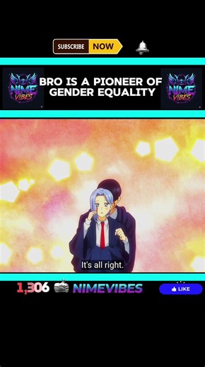 Bro started the movement for gender equality #animeedit #animeart #animeshorts
