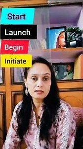 what is the difference between start , begin launch and initiate