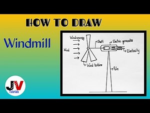 windmill drawing|windmill diagram