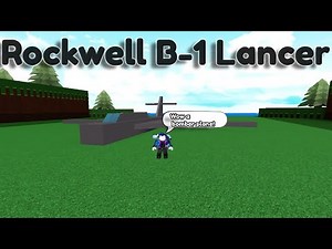 Build a Rockwell B-1 Lancer in Build A Boat For Treasure! (Easy Tutorial) (Roblox)