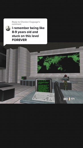 Playing as Natalya in Goldeneye 007 N64 Throwback Gameplay