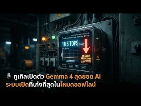 🎙️ กูเกิลเปิดตัว Gemma 4 สุดยอด AI ระบบเปิดที่เก่งที่สุดในโหมดออฟไลน์