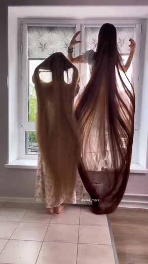 Who has the longest hair? 🤷‍♀️🥹❤️