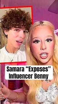 Samara "Exposes" Influencer Benny #shorts #samaraispinkk #benny