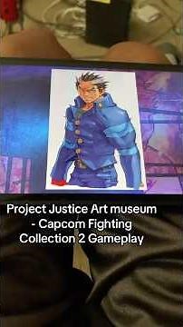 Project Justice Art museum - Capcom Fighting Collection 2 Gameplay