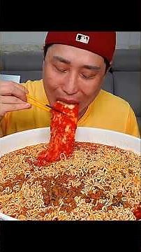 Epic Spicy Ramen Mukbang Unlimited Noodles Eating Challenge