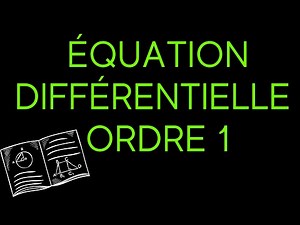 Équation différentielle ordre 1 exercice corrigé Analyse 2
