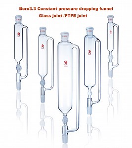 [Hot Item] Boro3.3 Constant Pressure Dropping Funnel (PTFE Joint/Glass Joint) Liquid Separation Instrument