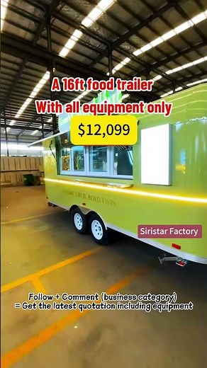 How to Customize a Mobile Kitchen Trailer for Your Food Business - Siristar Factory Trailer