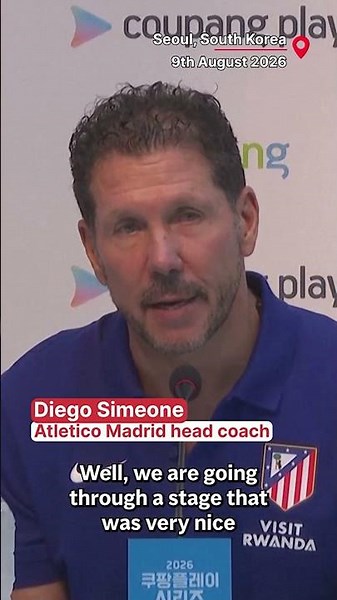 Simeone is WORRIED ahead of Atlético’s season 😅