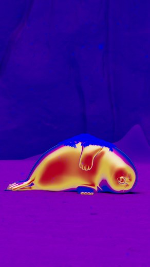 2.2K views · 23 reactions | Infrared Camera Watching #sealook #seal #comedy #fart #shorts #funny | Sealook.official | Facebook