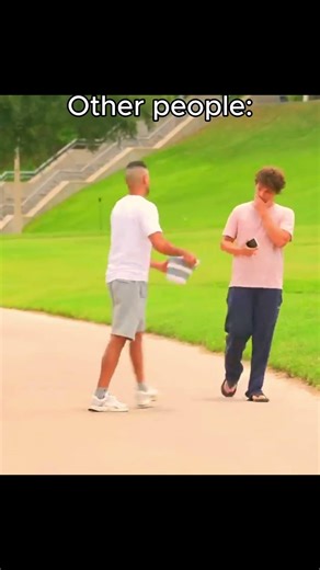 Prank foam in the face. Respect to the man!