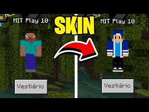 Como colocar SKIN no Minecraft PE 1.21 MUITO FÁCIL!!