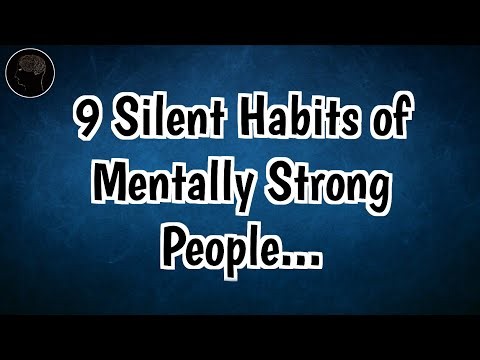 9 Silent Habits of Mentally Strong People |💪🧠 Psychology of Self-Control