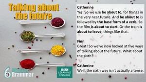 24K views · 151 shares | How to talk about the #future? You can use ‘be going to’, ‘will’, the present simple and continuous, and a few other phrases... You’ll learn them all in 6 Minute #Grammar! Take a look at the free practice activities on our website: https://bbc.in/2DYokMK #learnenglish #bbclearningenglish #useful #elt #esl #future #tenses #verbs #speakenglish | BBC Learning English | Facebook