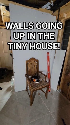 Installing Walls in the Off Grid Tiny House Cabin Build